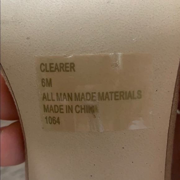 clearer clear steve madden